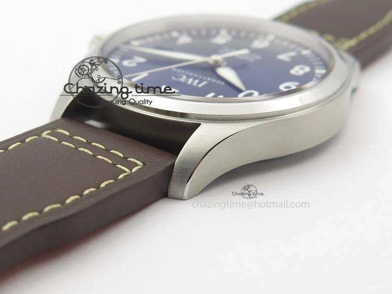 MIROTIME 0310 Mark XVIII Le Petit Prince IW327004 SS Mk Maker Best Edition Blue Dial On Brown Leather Strap A TimelessDesign 7296